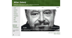 Desktop Screenshot of milanzeleny.com
